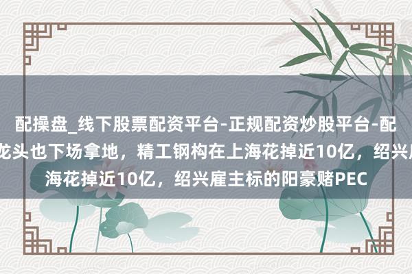 配操盘_线下股票配资平台-正规配资炒股平台-配资平台佣金 钢结构龙头也下场拿地，精工钢构在上海花掉近10亿，绍兴雇主标的阳豪赌PEC