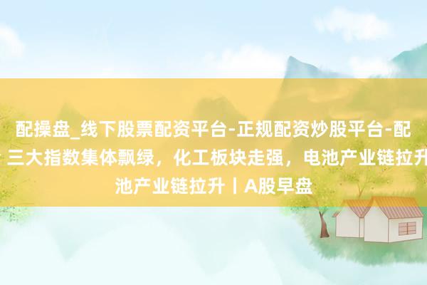配操盘_线下股票配资平台-正规配资炒股平台-配资平台佣金 三大指数集体飘绿，化工板块走强，电池产业链拉升丨A股早盘