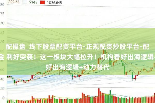 配操盘_线下股票配资平台-正规配资炒股平台-配资平台佣金 利好突袭！这一板块大幅拉升！机构看好出海逻辑+动力替代