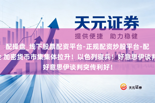 配操盘_线下股票配资平台-正规配资炒股平台-配资平台佣金 加密货币市集集体拉升！以色列寝兵！好意思伊谈判突传利好！