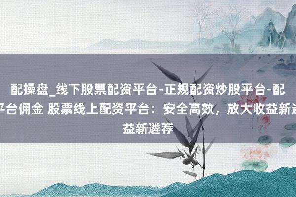 配操盘_线下股票配资平台-正规配资炒股平台-配资平台佣金 股票线上配资平台：安全高效，放大收益新遴荐